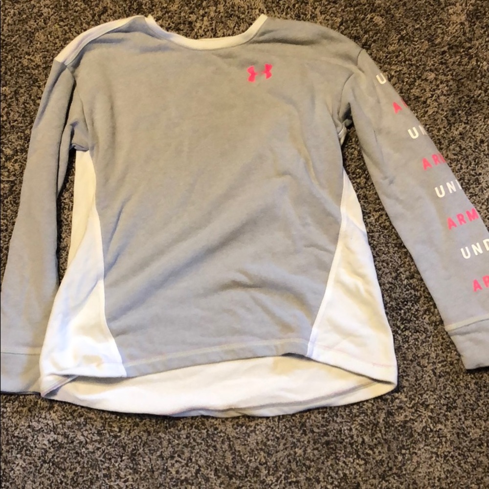 Sweatshirt Grey/white/pink